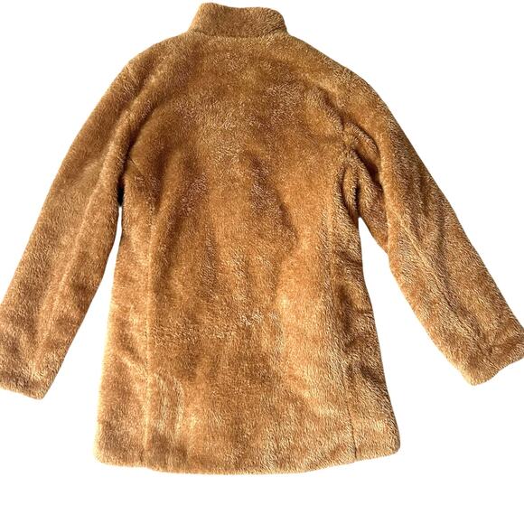G.H. Bass Teddy Faux-Sherpa Teddy Bear Coat – Size L – Cozy-Zip-Front-Quilted - Picture 2 of 11